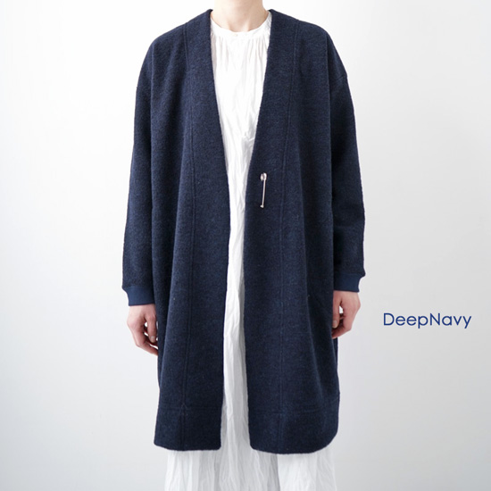 grin / グリン ブランケットウール ロングカーディガン,ブランド,