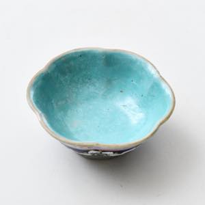 中国 景徳鎮 花形 四寸鉢 ｜ みんげい おくむら （日本と世界の民芸）