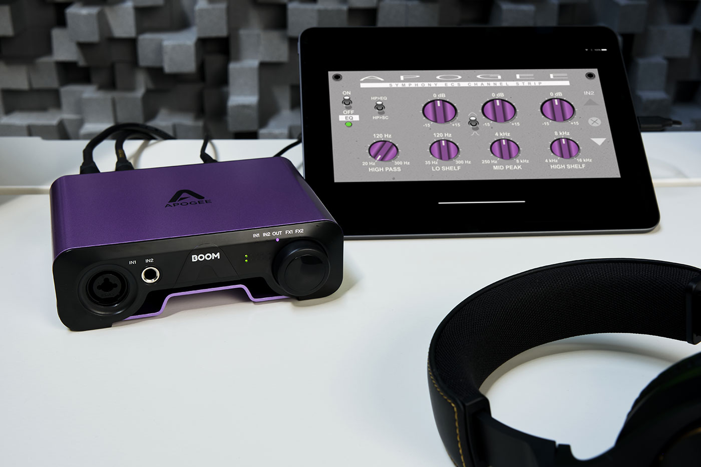 ApogeeがDSP FX内蔵オーディオインターフェイスBOOMを発売！高品位な