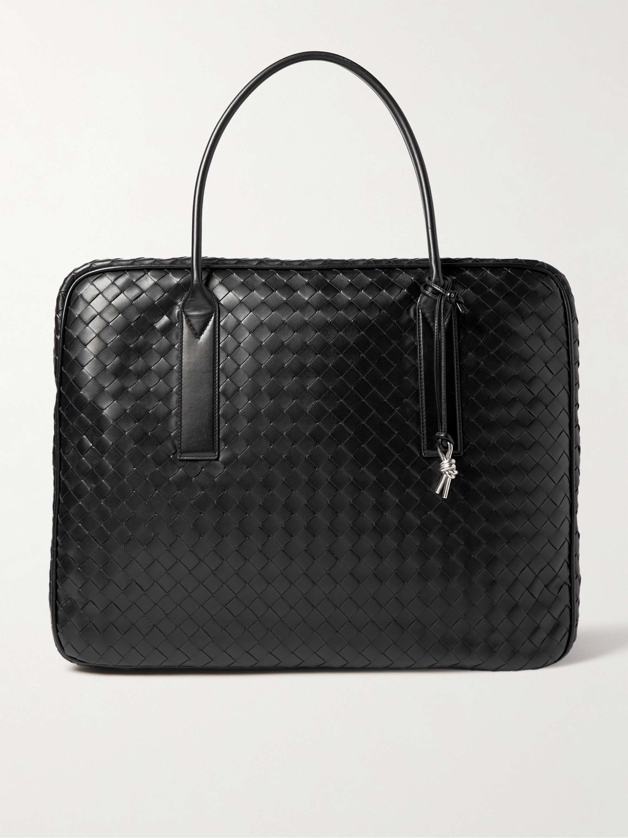 BOTTEGA VENETA Intrecciato Leather Briefcase for Men | MR PORTER