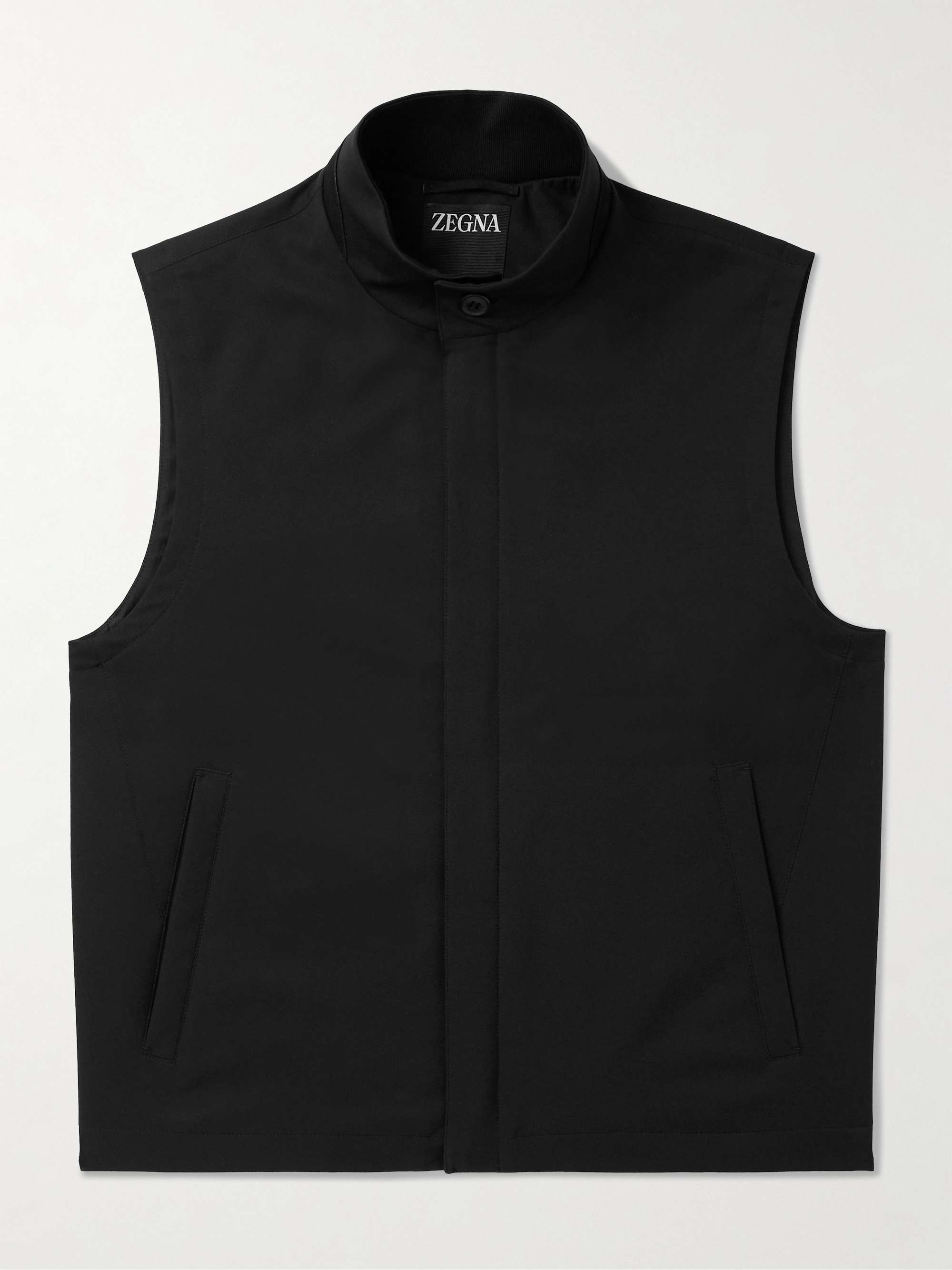 ZEGNA Reversible Micofibre and Cashmere, Cotton and Silk-Blend