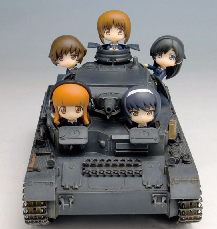 プラッツ[GP-26]1/35 ガールズ＆パンツァー IV号戦車D型 デフォルメ