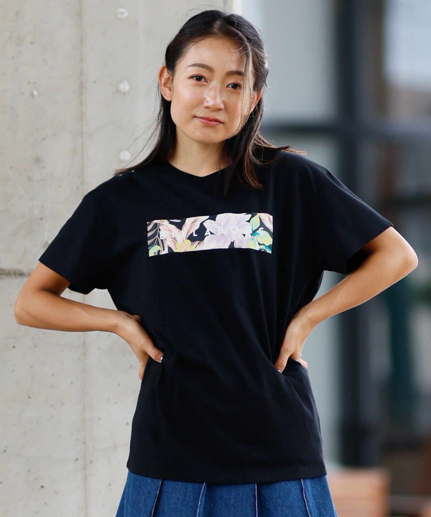 BILLABONG ビラボン 半袖 Tシャツ レディース フロントプリント