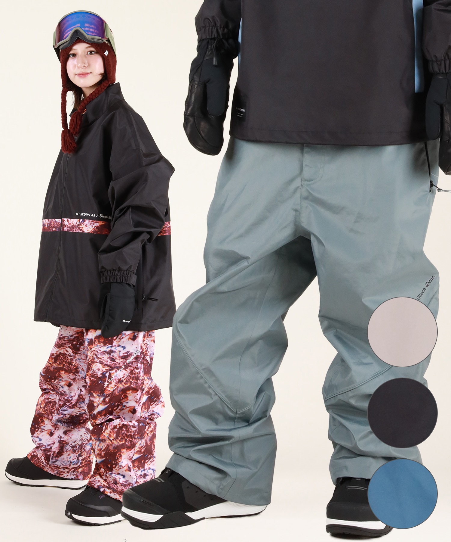 AA HARDWEAR ダブルエー ハードウェア FLEEK PANTS スノーボード