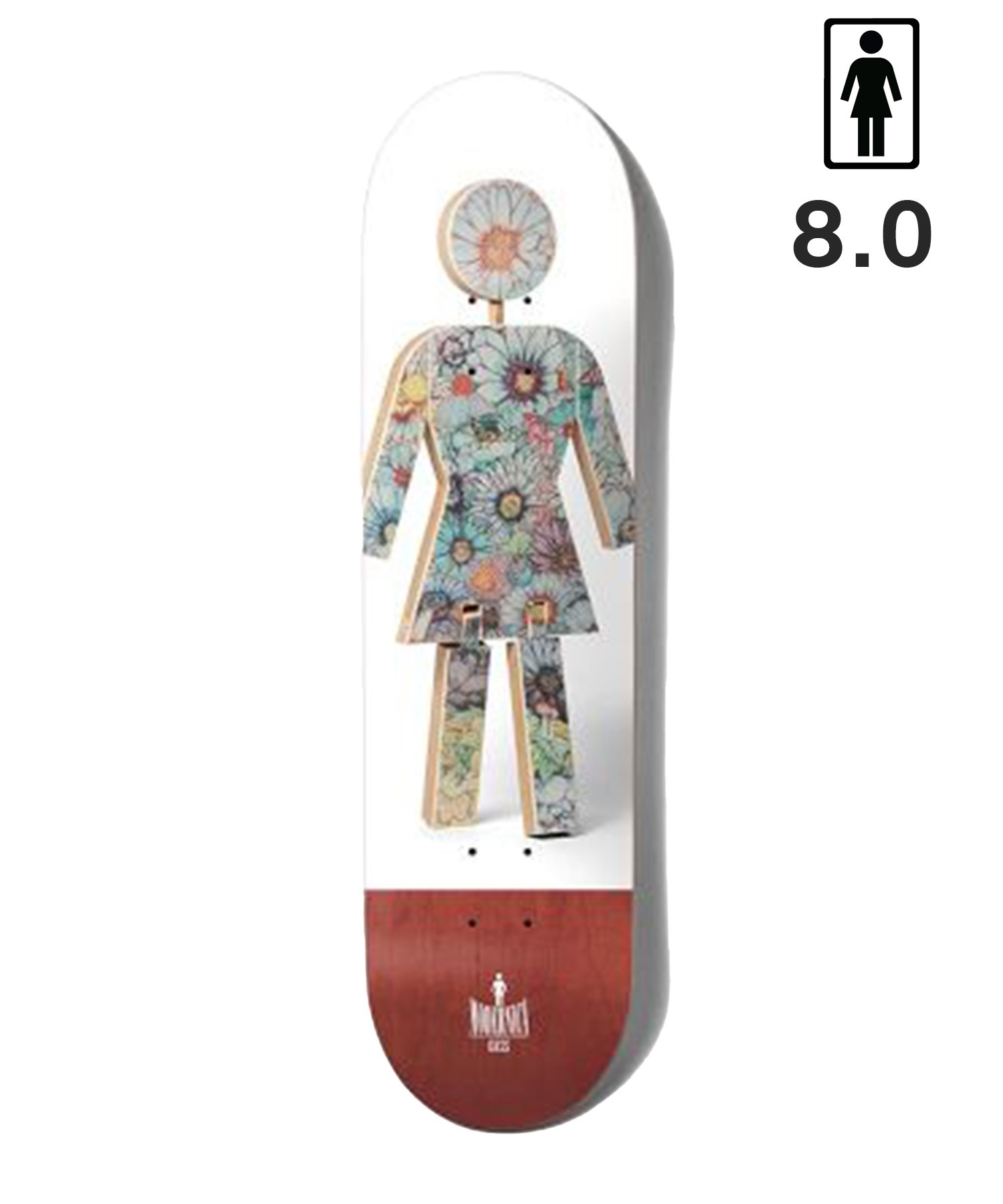 GIRL ガール スケートボード デッキ MODERNICA OG SERIES 8.0 ムラサキ