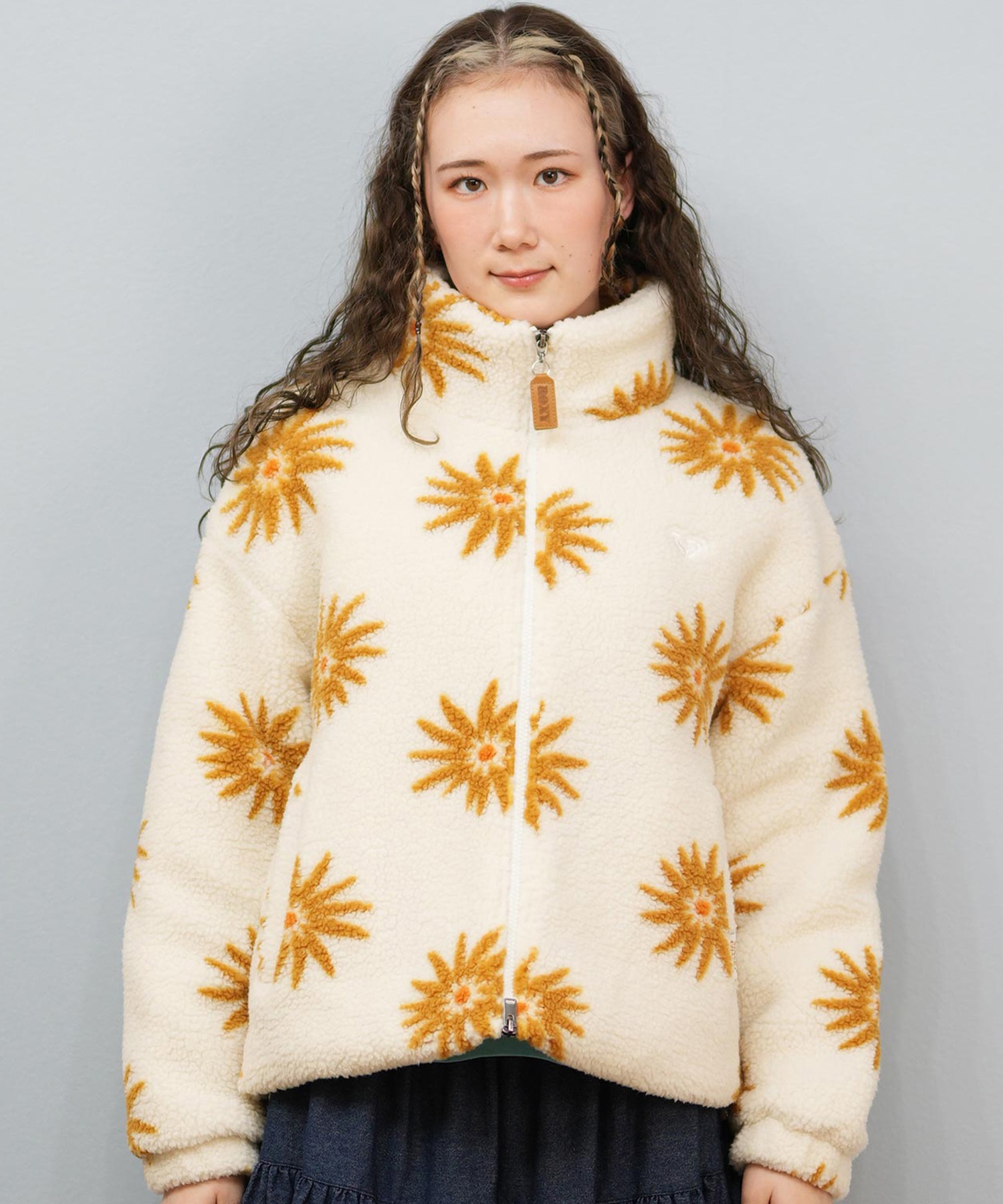 ROXY ロキシー ジャケット レディース ショート丈 ボア ロゴ RJK254025