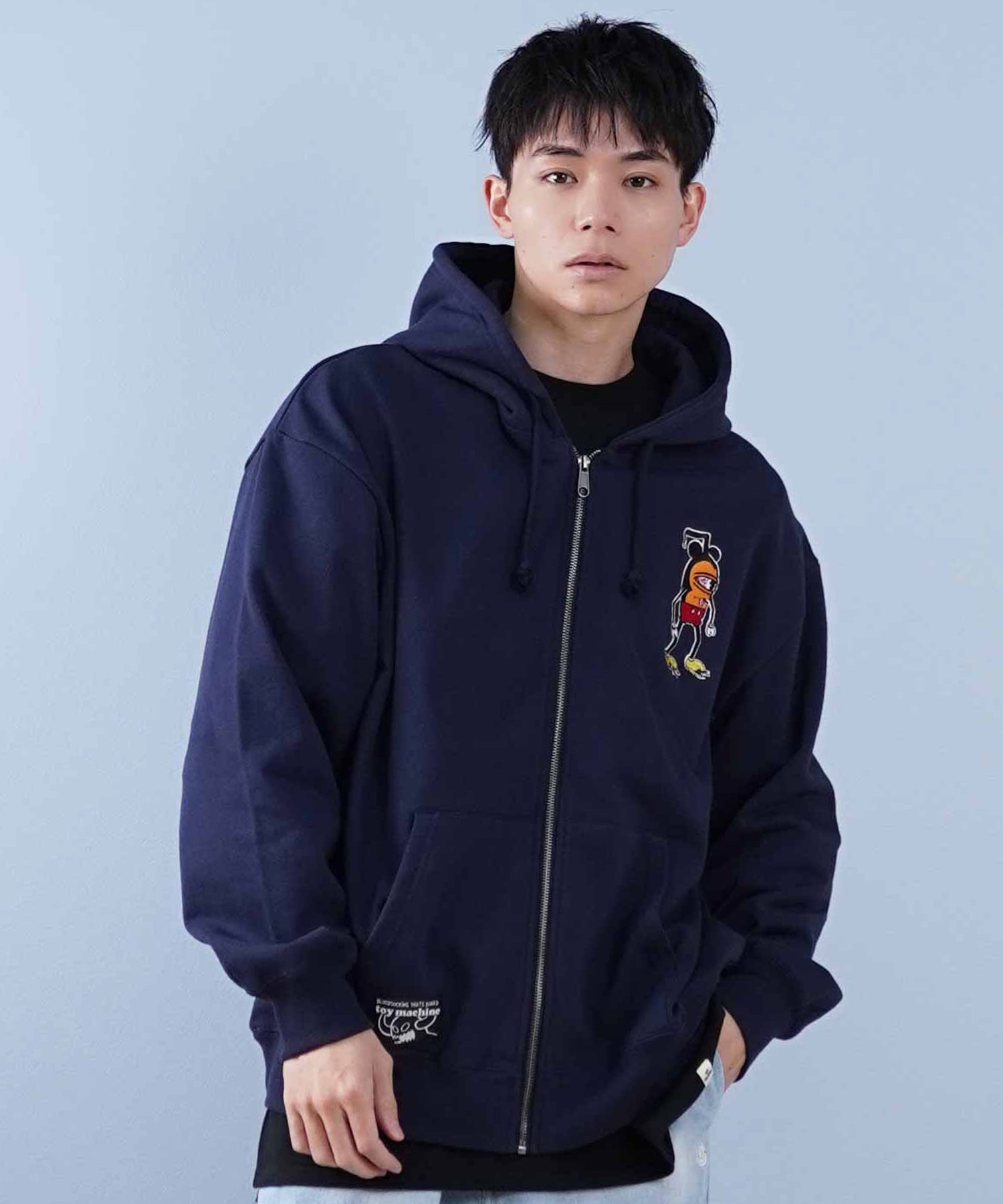 TOY MACHINE トイマシーン パーカー メンズ フルジップ ビック