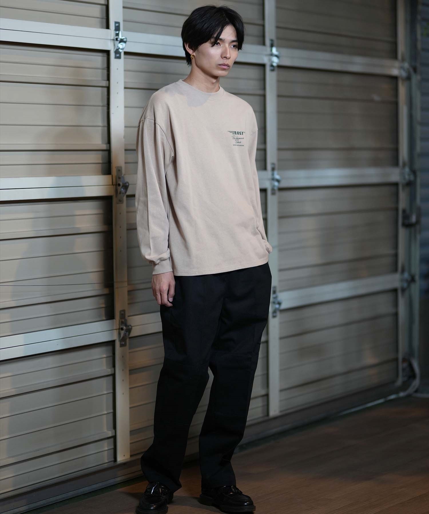 lost ロスト 長袖 Tシャツ メンズ ロンT バックプリント オーバー