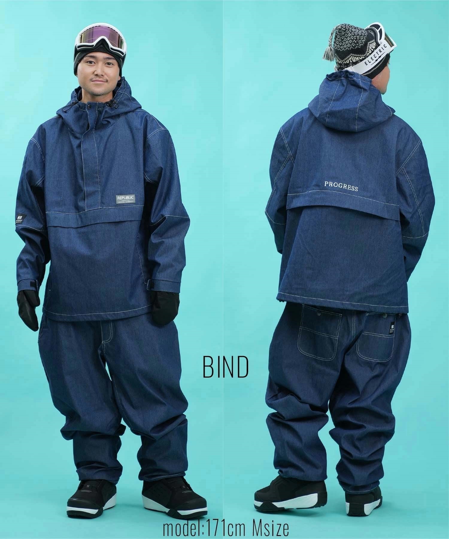 REPUBLIC リパブリック PT BAGGY DENIM スノーボード ウェア パンツ