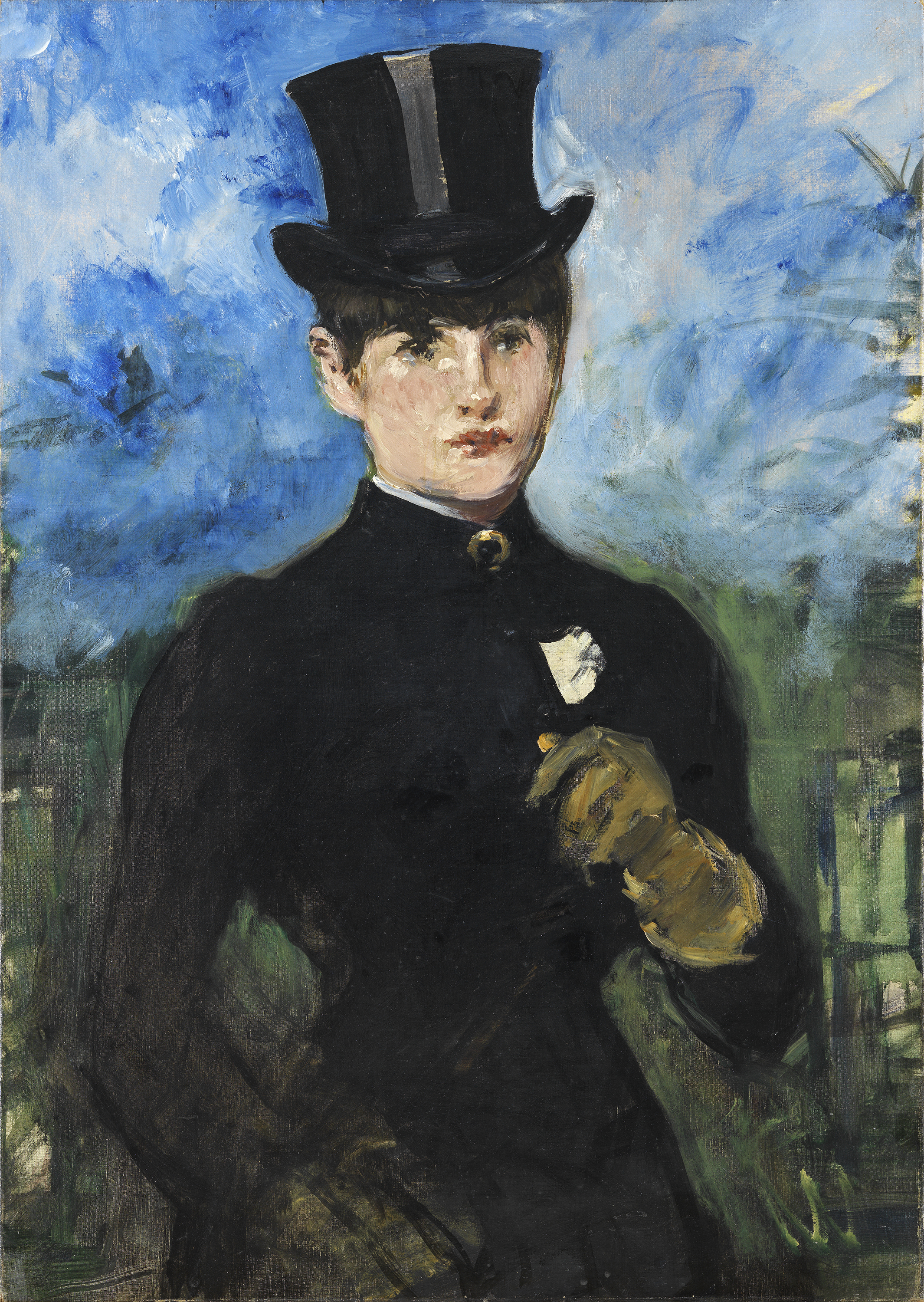 Horsewoman, Full-Face (L'Amazone) - Manet, Édouard. Museo Nacional