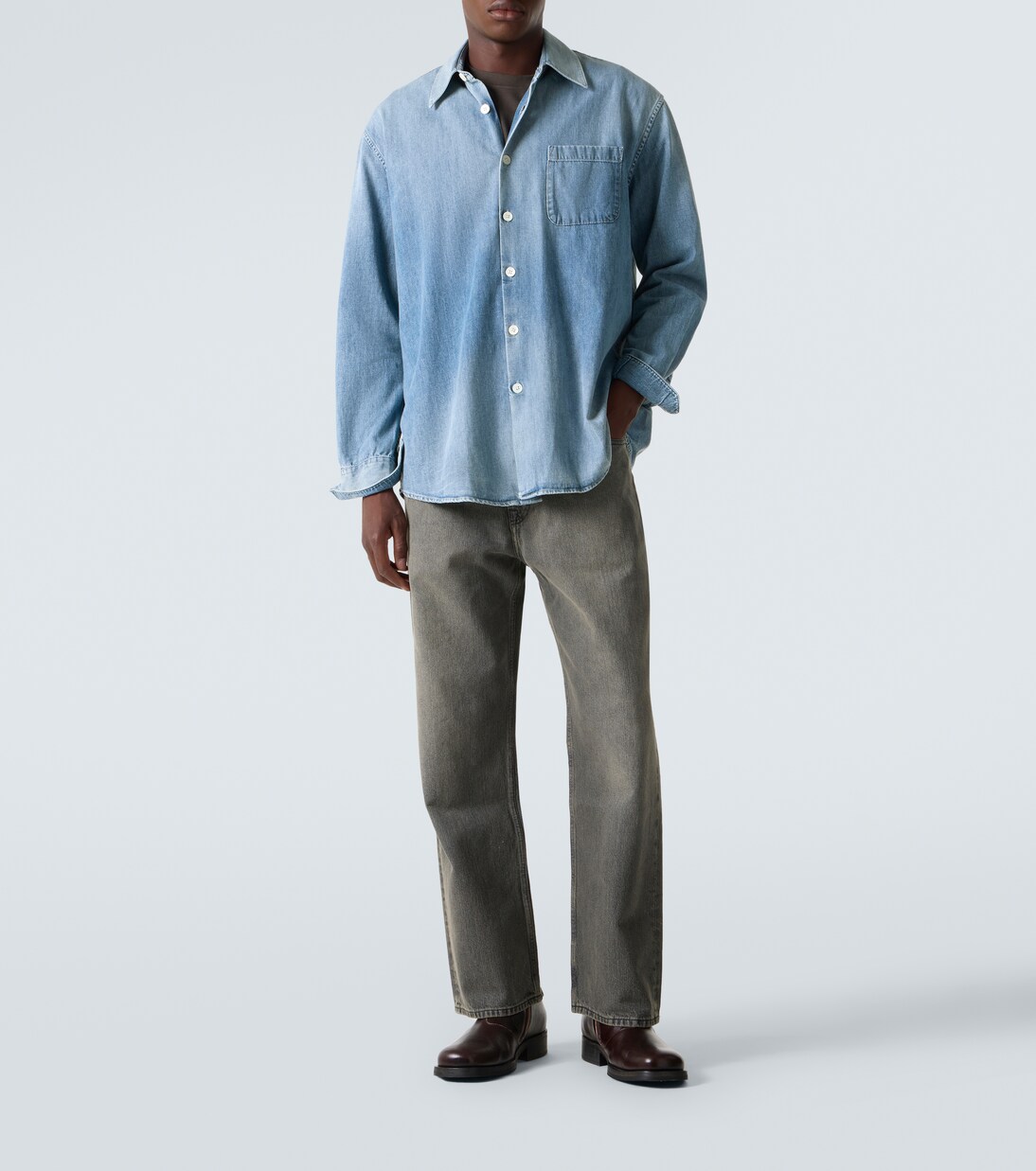 Above denim shirt in blue - Our Legacy | Mytheresa