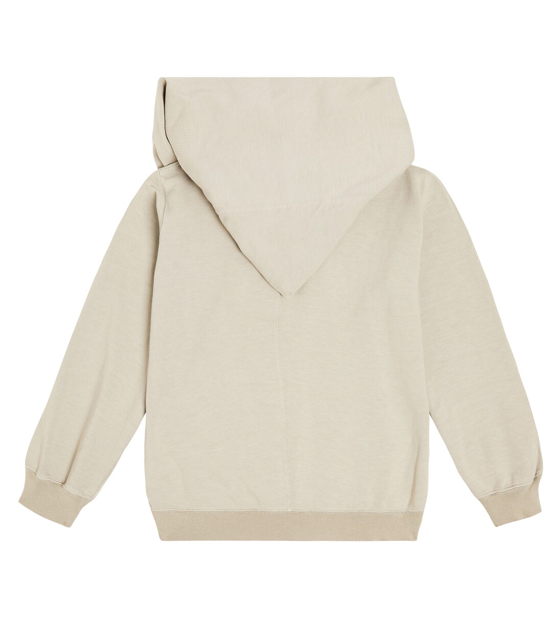 Mountain cotton jersey hoodie in white - Rick Owens Kids | Mytheresa