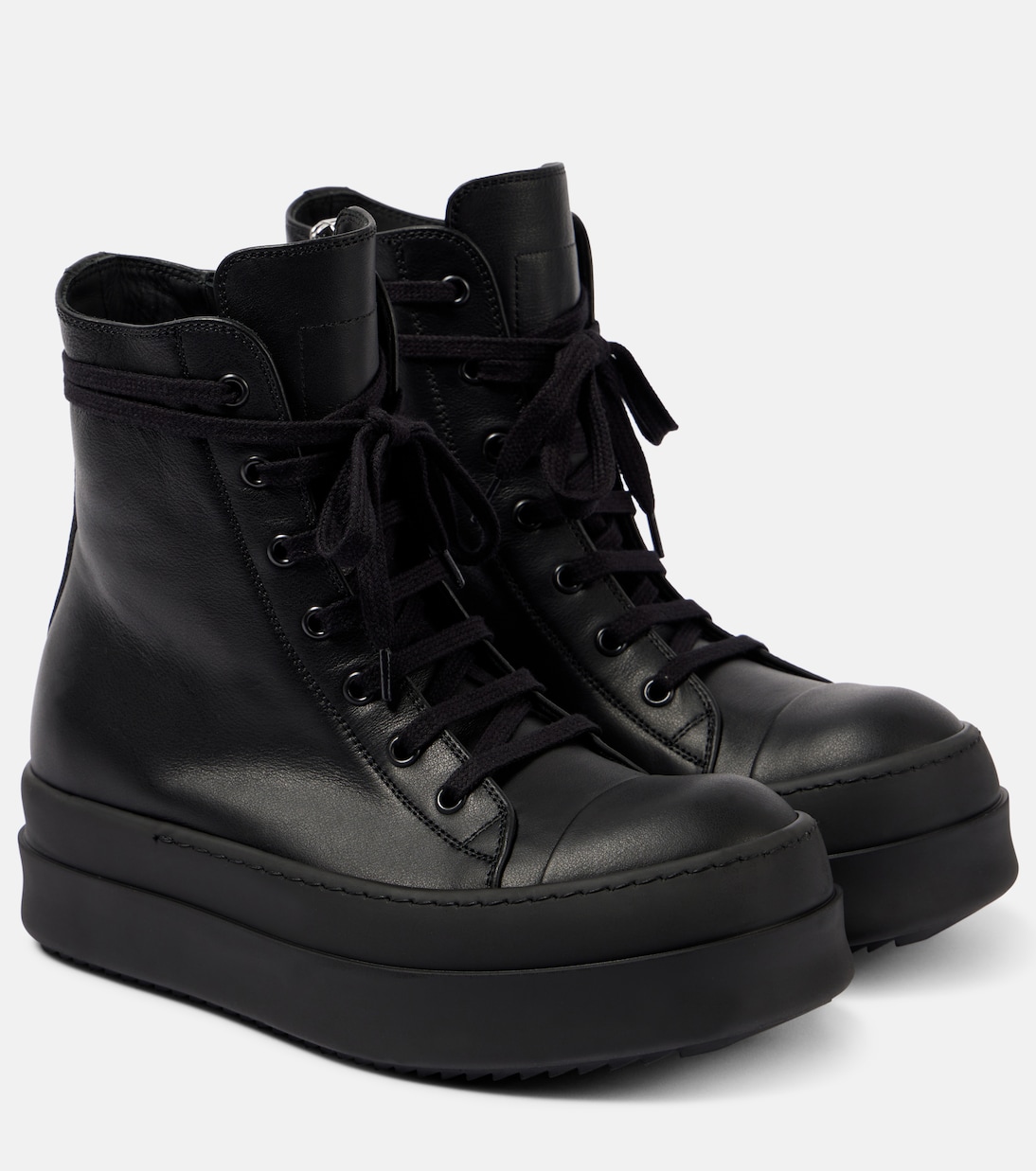 Mega Bumper leather sneakers in black - Rick Owens | Mytheresa
