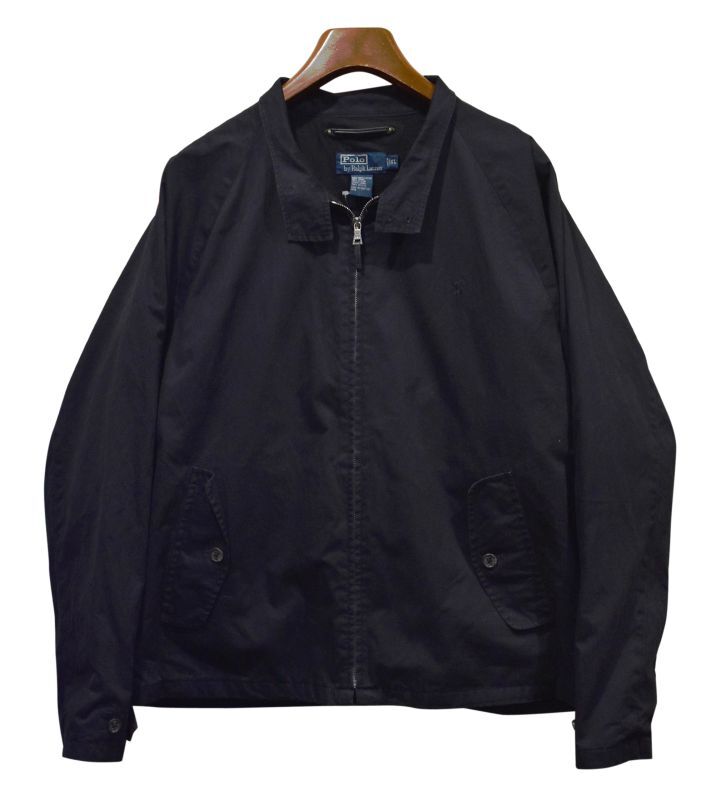 RALPH LAUREN】【ラルフローレン】【黒】【コットンブルゾン】【ジップ