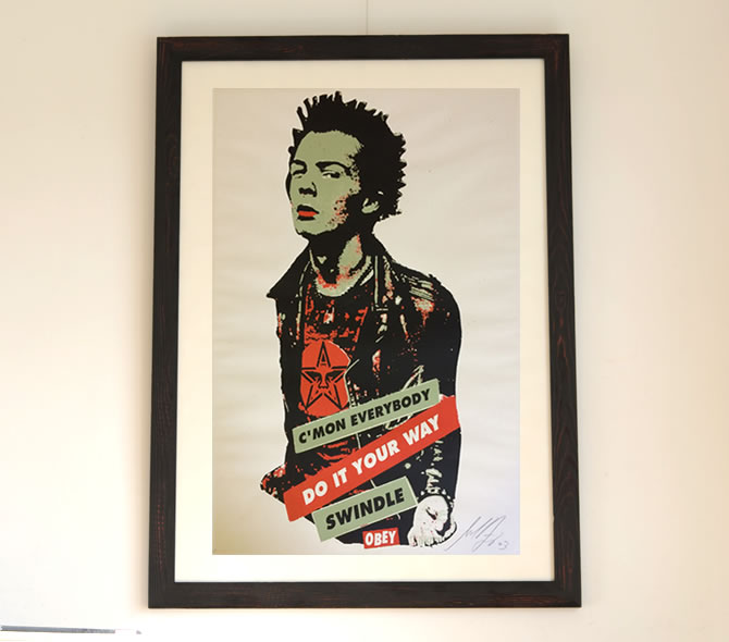 Shepard Fairey(OBEY GIANT) シド・ヴィシャスのポスターを販売 ー