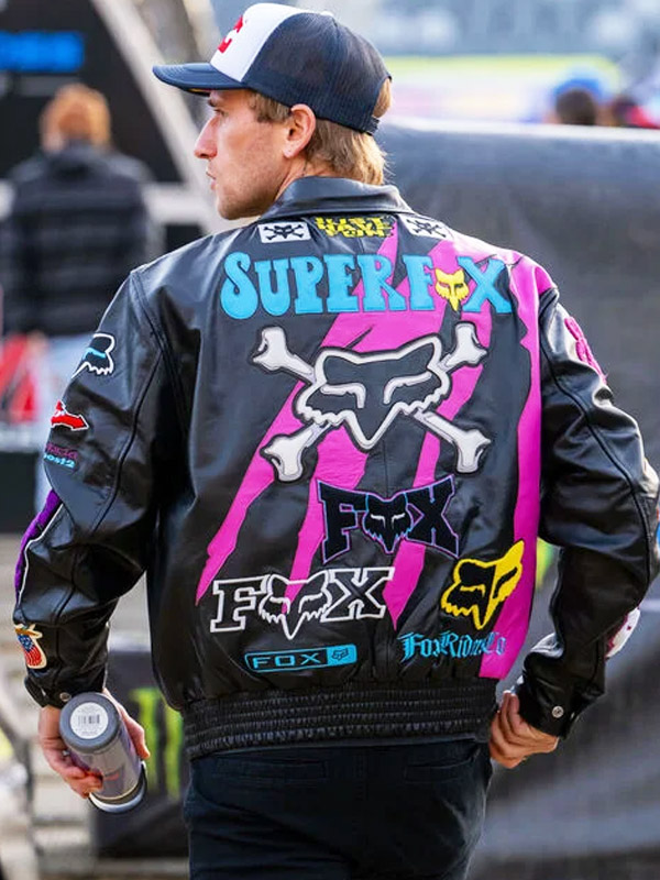 Shop Ken Roczen Retro Fox Racing Black Jacket - North American Jackets
