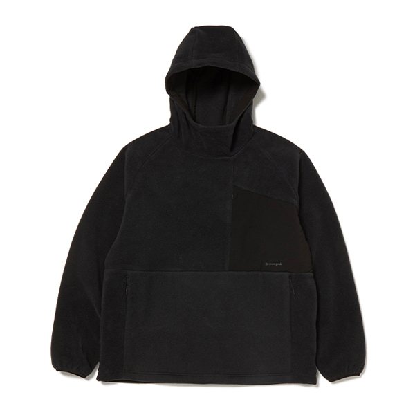 スノーピーク(snow peak) Double Face Fleece Hoodie SW-24AU00803BK