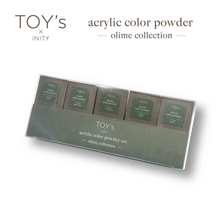 TOY's × INITY アクリルカラーパウダー オリーミーコレクション10色