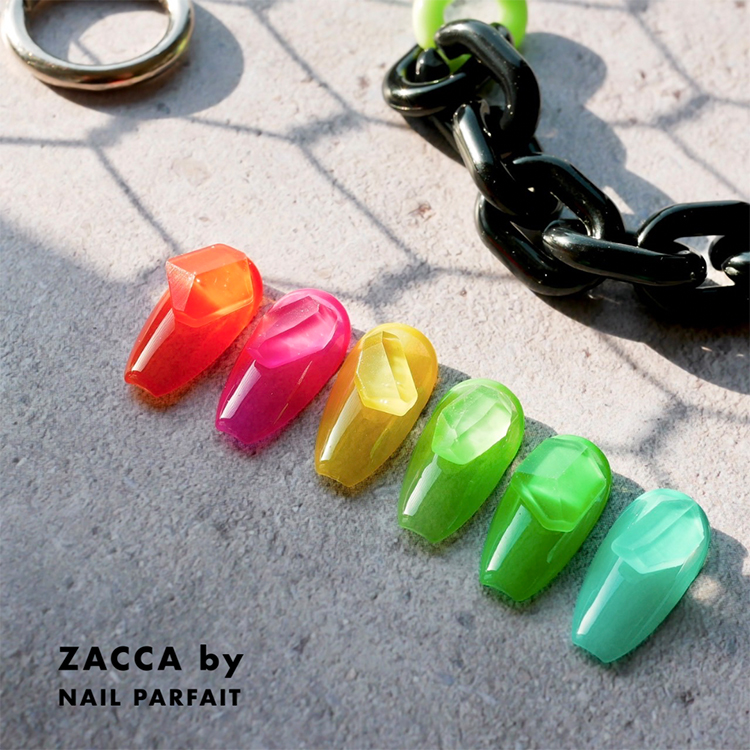 取扱終了 ZACCA by ネイルパフェ カラージェル V5 ビビッドグリーン 2g