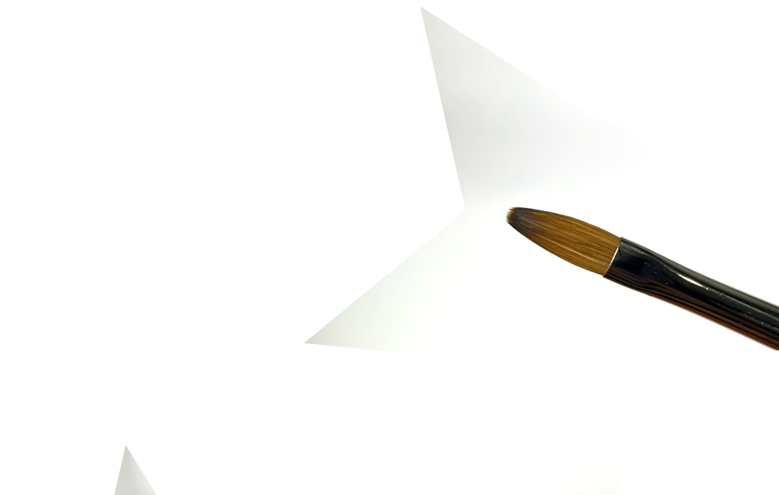 NAIL DE DANCE スカルプチュアブラシ Flat 25th ver. | Nail Labo