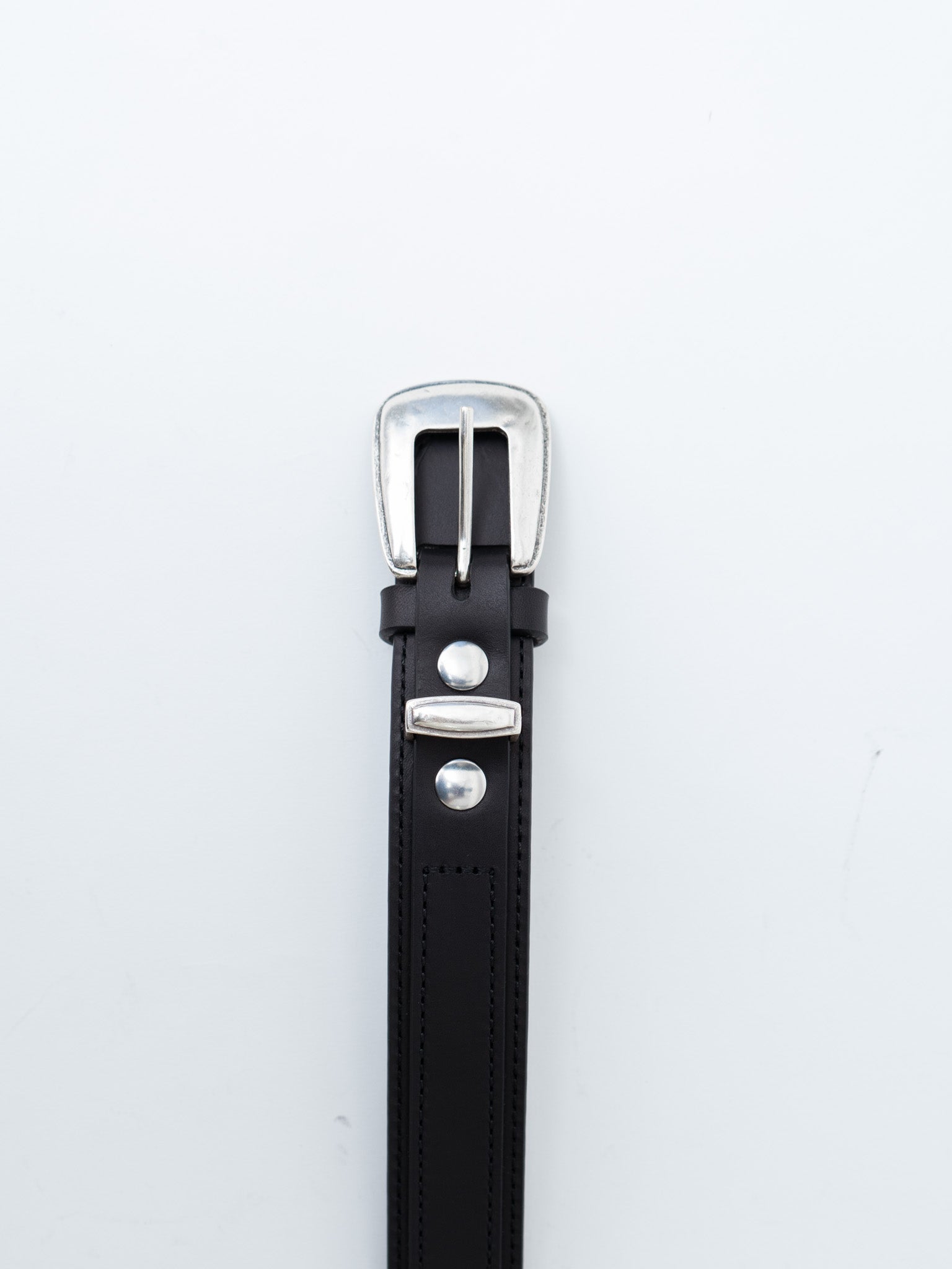 Namu Shop - Lemaire Minimal Western Belt - Black