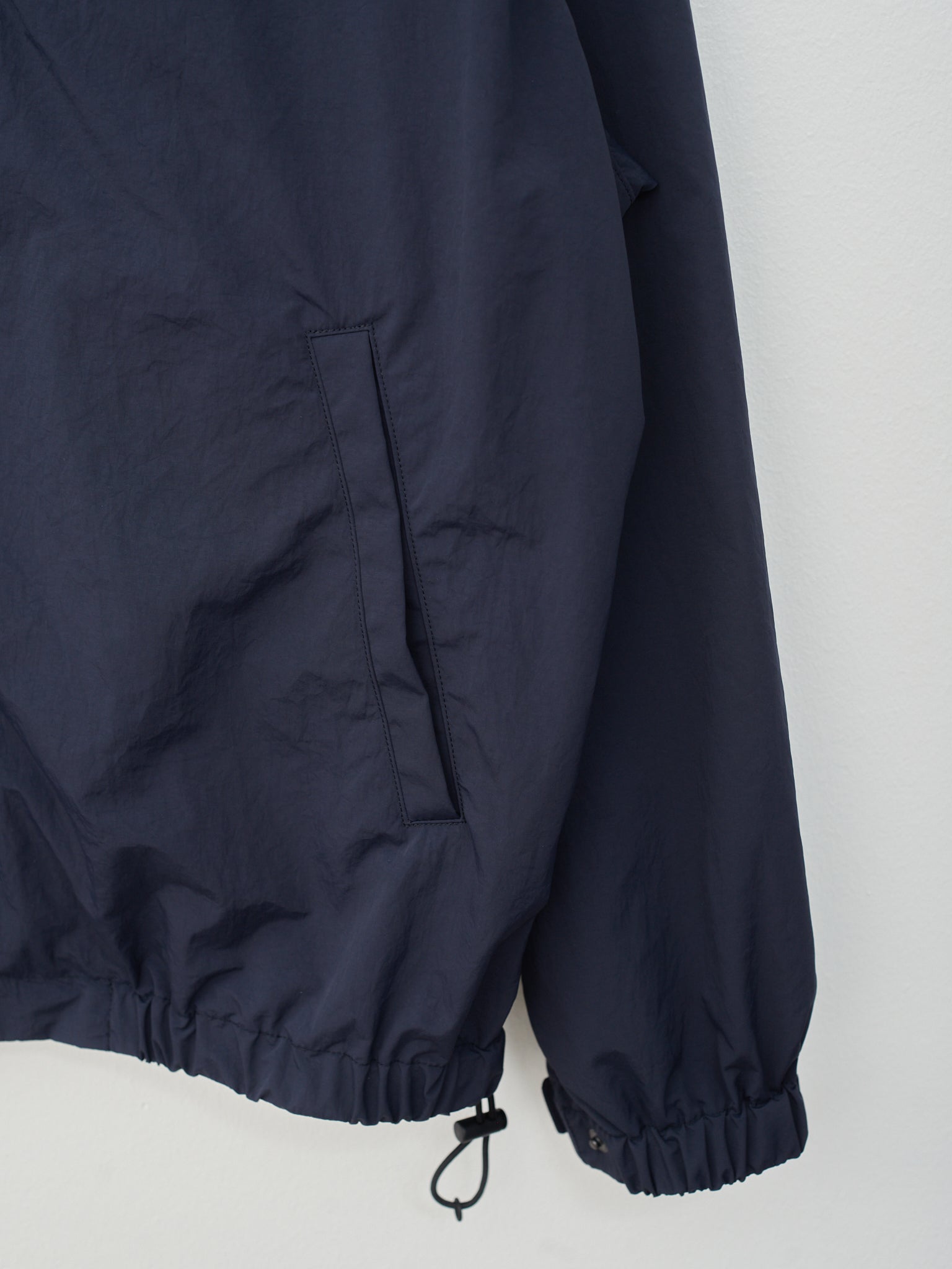 Namu Shop - Y Recycle Nylon Mix Taffeta Blouson - Navy