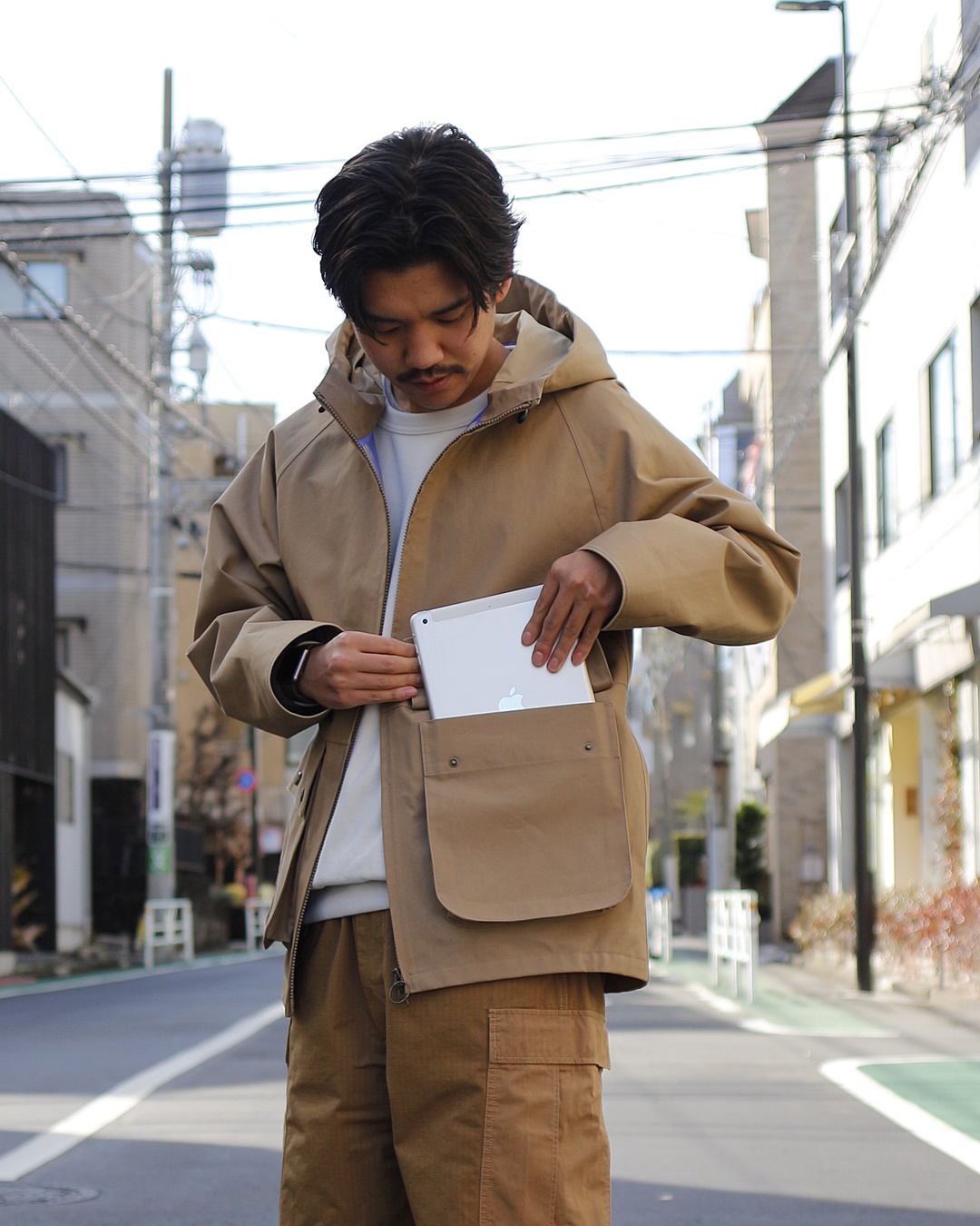 nanamica / GORE-TEXファブリクスを使ったクルーザージャケット