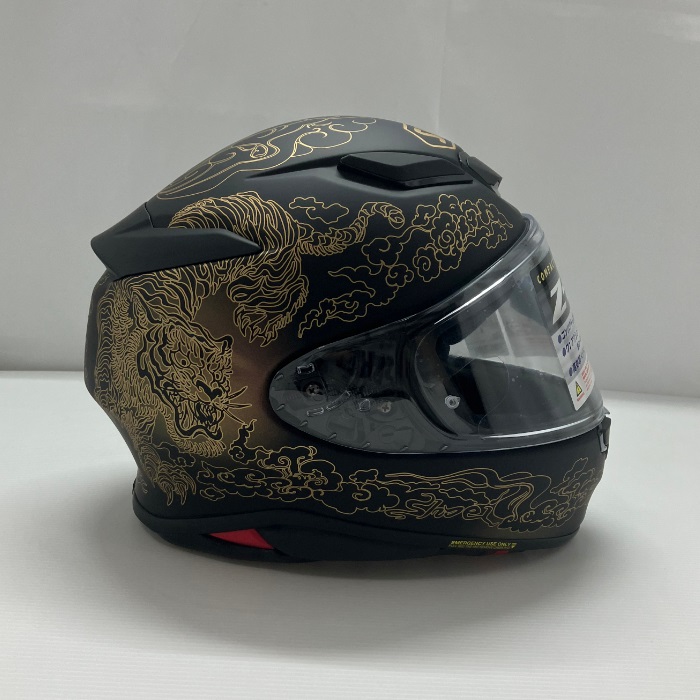 Z-8 FEARLESS フィアレス TC-5 BLACK/GOLD マットカラー フルフェイス