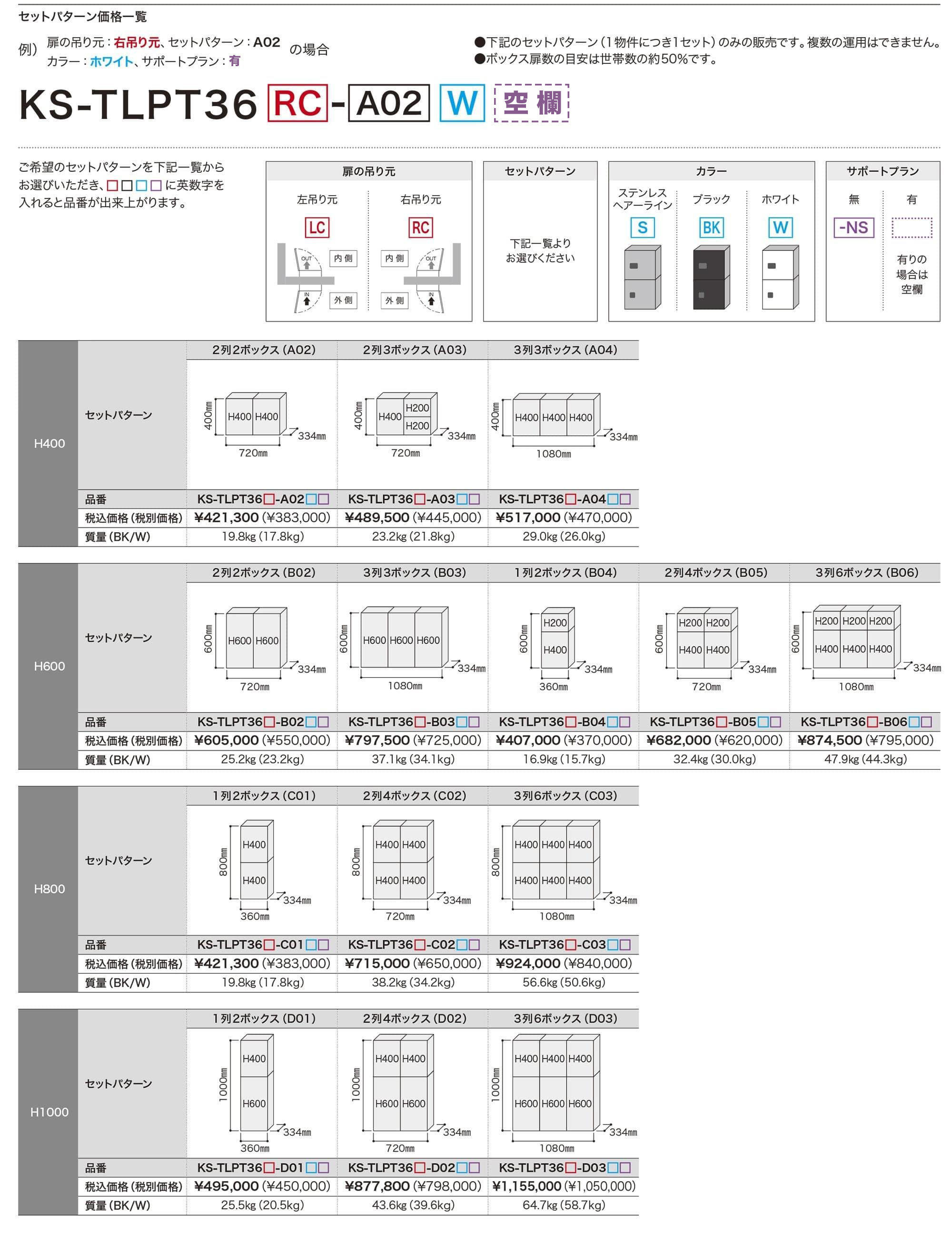宅配ボックス（プチ宅） 前入後出／デジタルキー・防水タイプ／ポスト