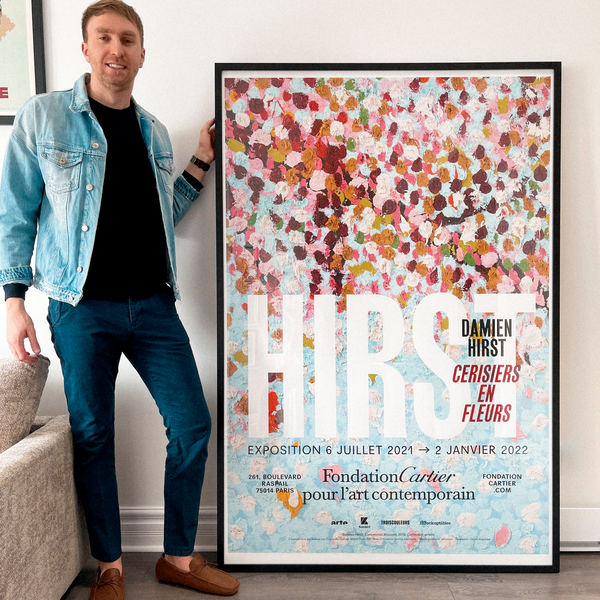 Large Original Exhibition Poster By Damien Hirst 4x6 ft - Big Size