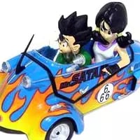 買取】ドラゴンボールZ フィギュア＆カー 孫悟飯＆ビーデル フィギュア