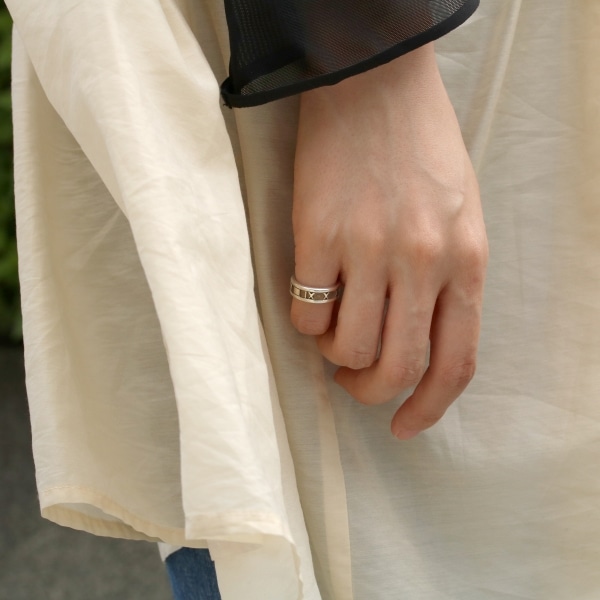 Tiffany&Co. ティファニー アトラスリング 7号 中古 レディース