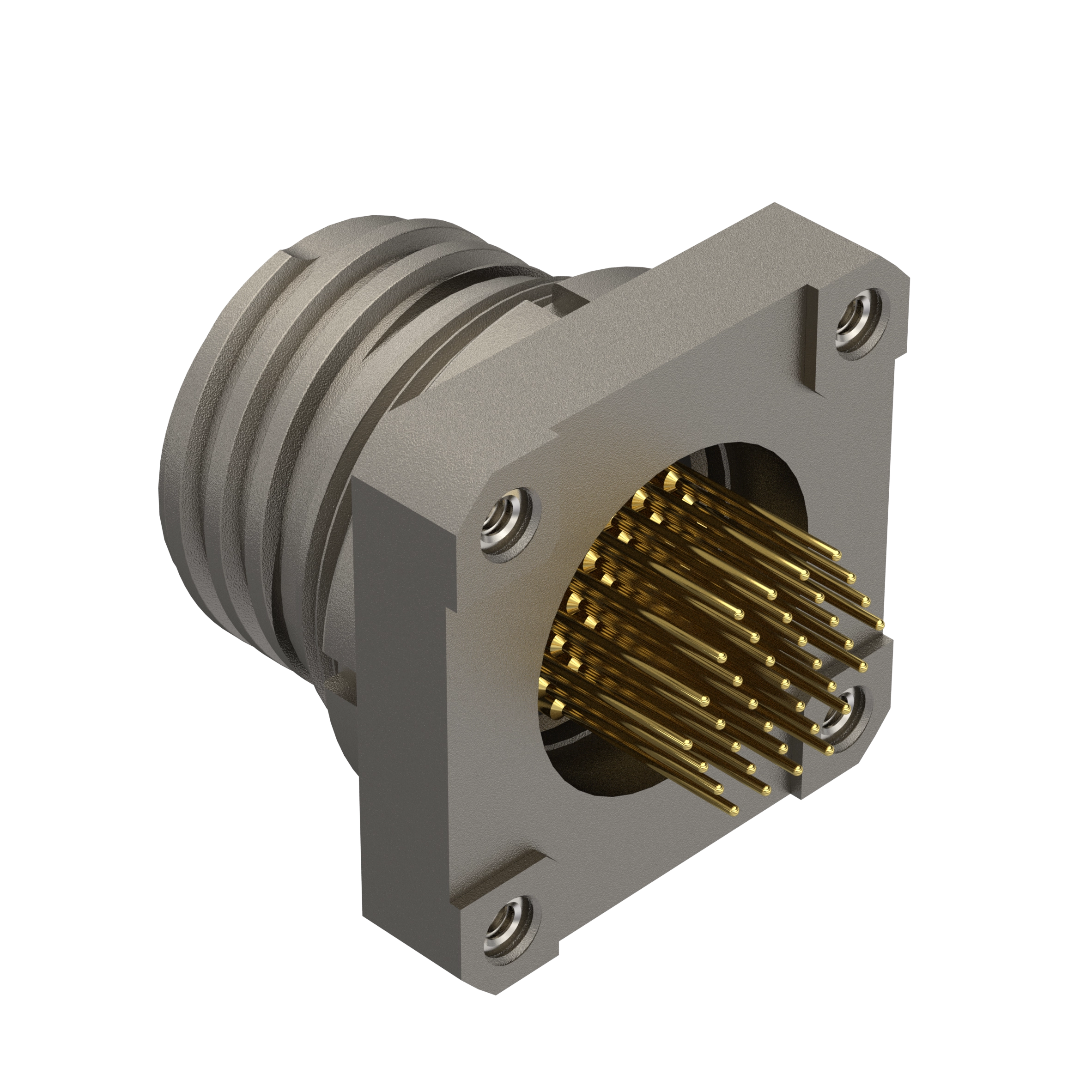 Micro D38999 NX801 Series Rear Panel Mount Jam-Nut Receptacle