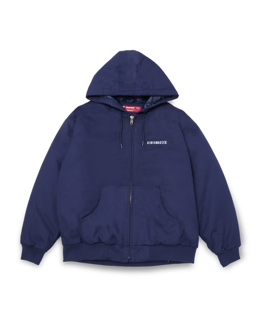HIDEANDSEEK(ハイドアンドシーク) ダックパーカー Zip Hooded Work