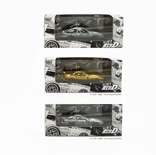 イニシャルD 漫画風塗装エディション 3台セット グッズ - Neowing
