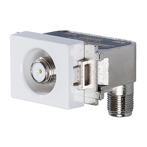 3.2GHz対応 スイッチ付2端子型テレビ端子 バルク仕様 WSUE77B(20