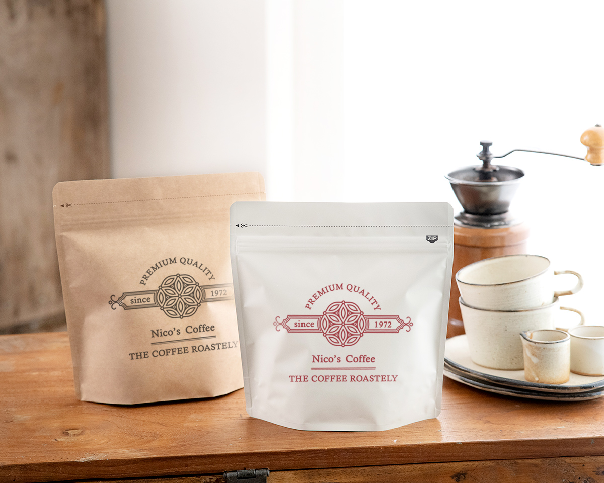 チャック付アロマキープパック100g クラフト｜ニコノスオンライン