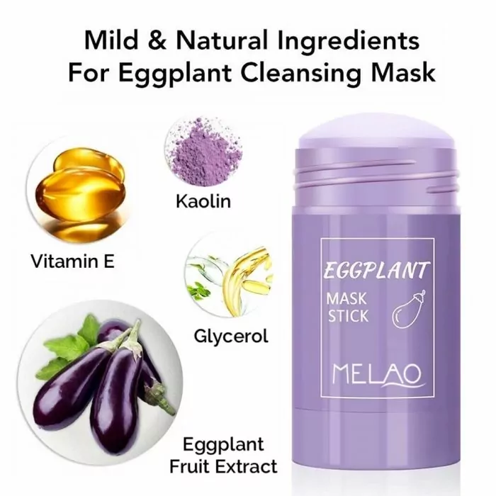 Buy Eggplant Green Tea Solid Mask Cleansing Mask Online TZ