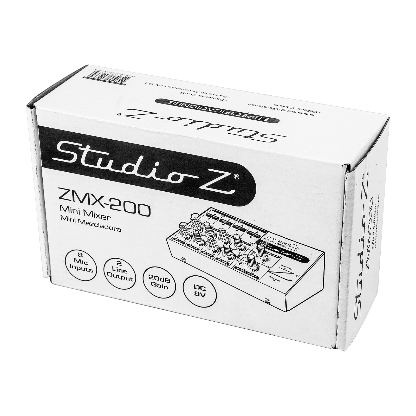 8-Channel Mini Mixer (ZMX-200) – NipponAmerica