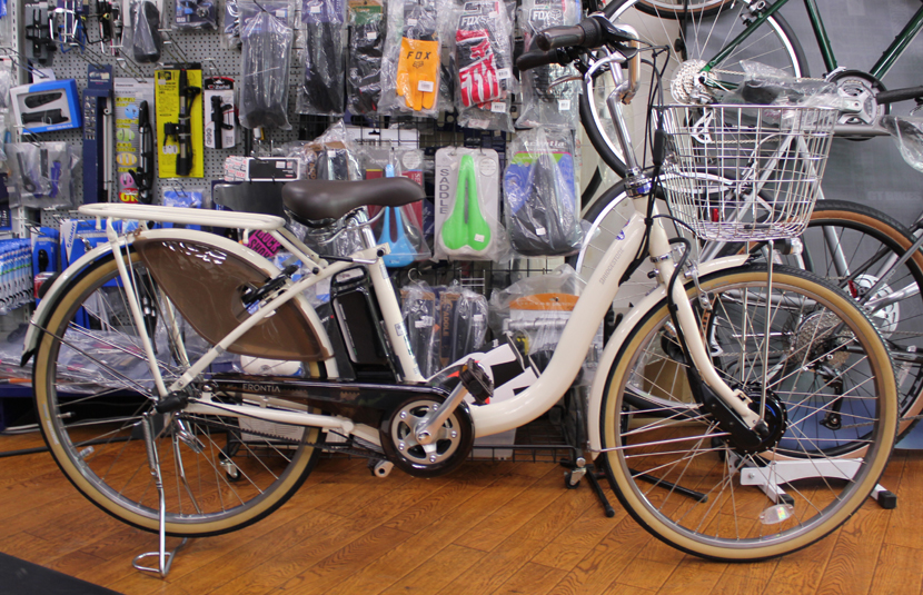 ブリヂストンの電動自転車フロンティア デラックスが入荷いたしました。