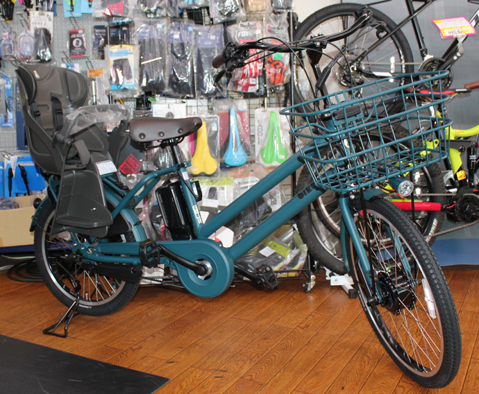 ブリヂストンの子乗せ電動自転車bikke GRIが入荷いたしました。