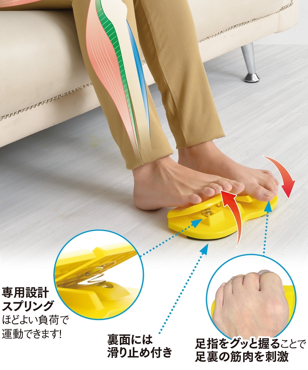 座って使う！足踏みステッパー 通販【ニッセン】