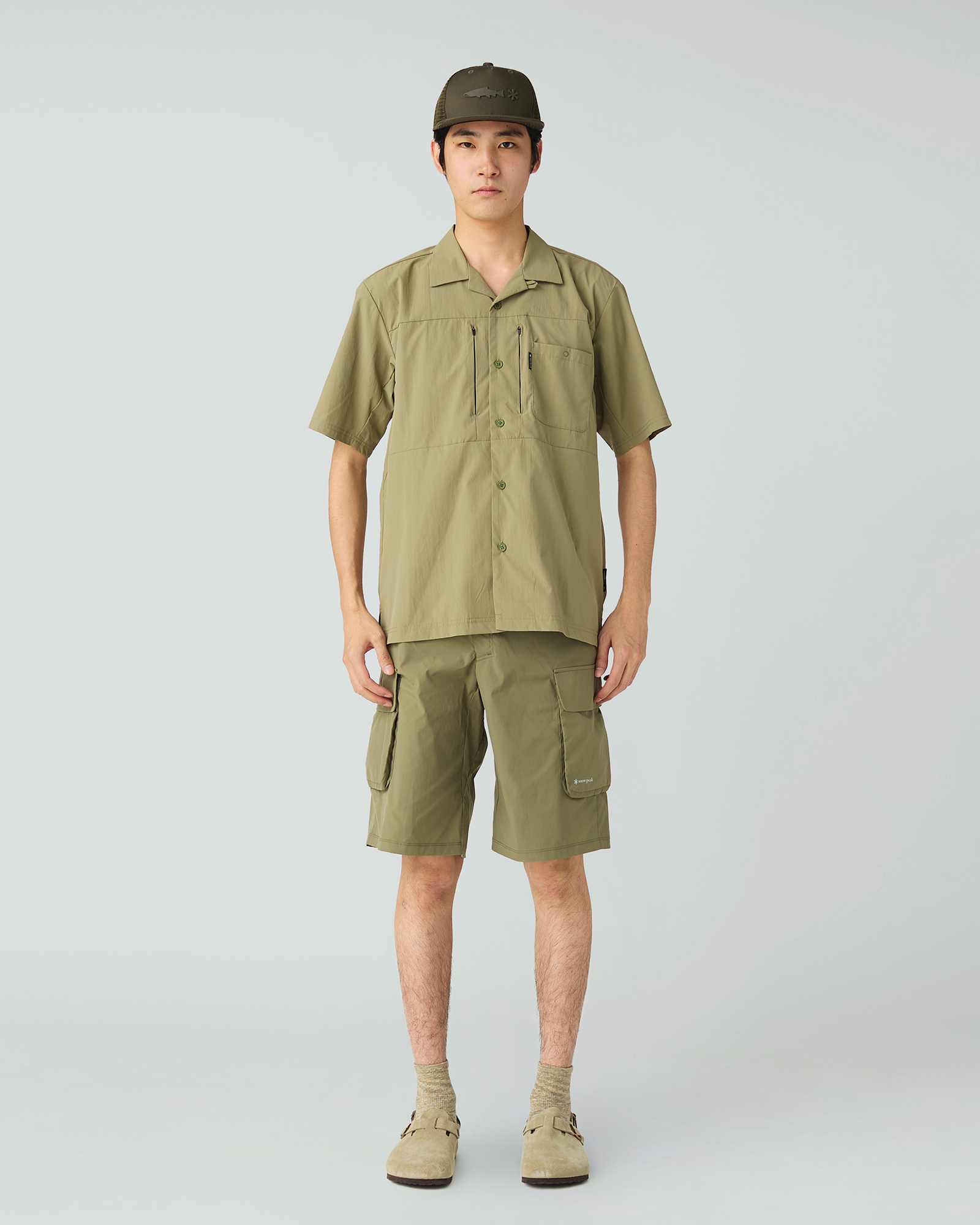 Stream Field Stretch Dry Short Sleeve Shirt | Snow Peak
