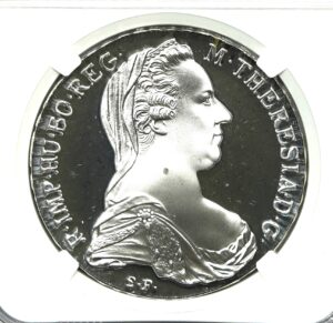 Sold】【初めの1枚目に】1780年 マリア・テレジア ターラー モダン