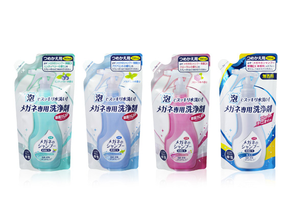 メガネのシャンプー 除菌EX アクアミントの香り つめかえ用｜メガネ