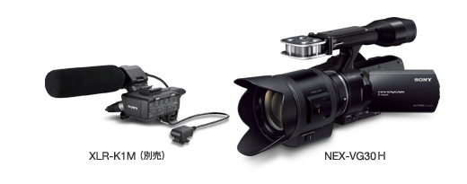 NEX-VG30 特長 : 表現力をさらに広げる | デジタルビデオカメラ
