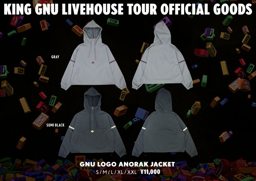 Goods】“KING GNU LIVEHOUSE TOUR 2025 CLUB GNU EDITION”オフィシャル