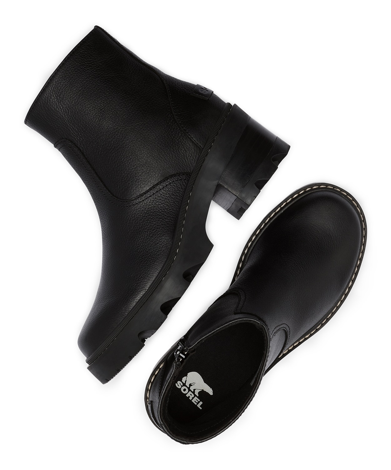 ジョアンナウ ジップブーティー(22.5 Tobacco Blackened Brown)│SOREL