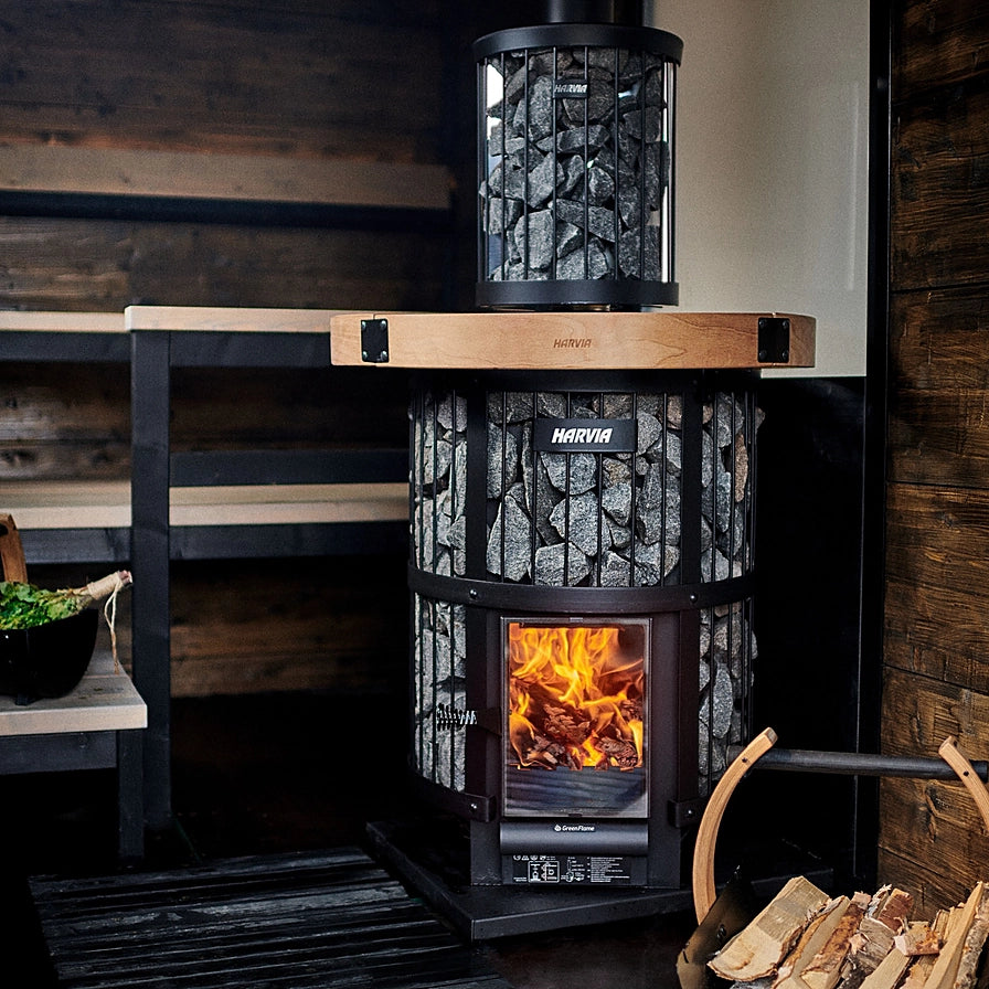 Harvia Legend 240 Greenflame Wood Burning Sauna Stove – The Sauna