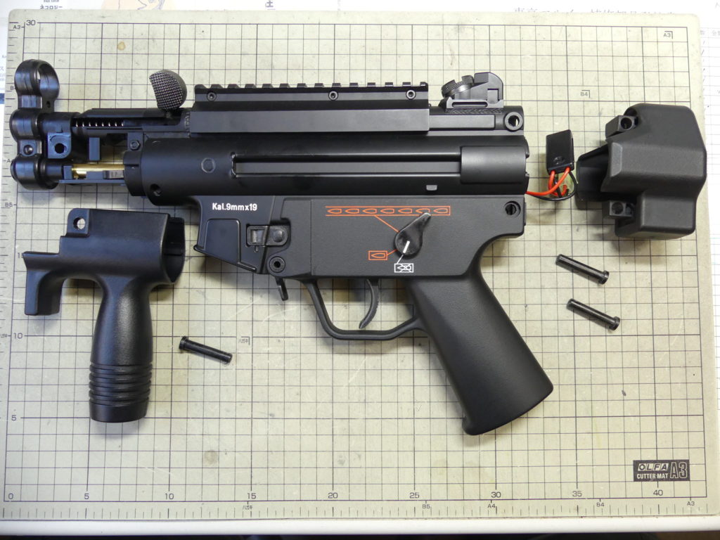 □SAATカスタムブログ□東京マルイ ハイサイクル電動ガン MP5Kをパワー